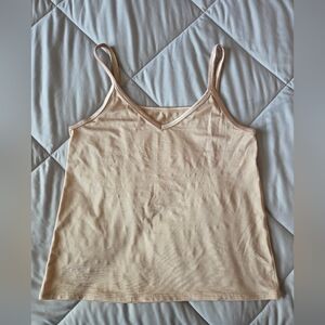 Vanity Fair Nude Fitted Camisole Sleeveless Top